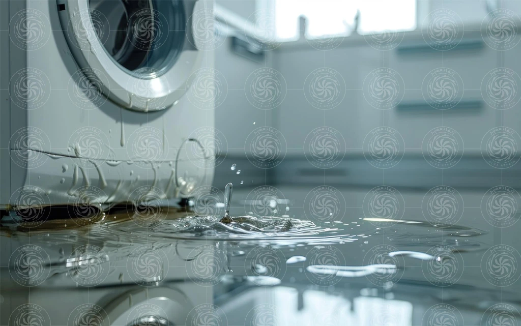 نشت آب از زیر ماشین لباسشویی 