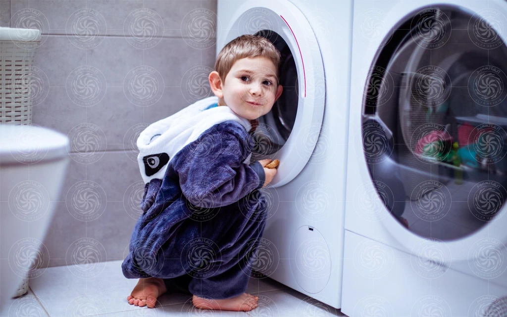 قفل کودک لباسشویی ال جی؛ آموزش کامل فعال و غیرفعال کردن